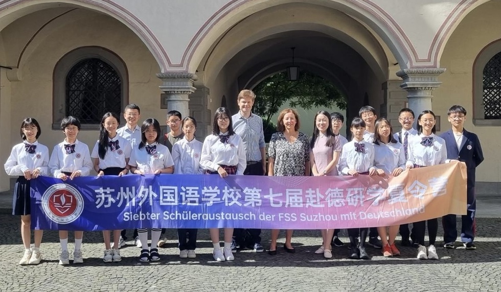 Schülergruppe aus Souzhou zu Gast